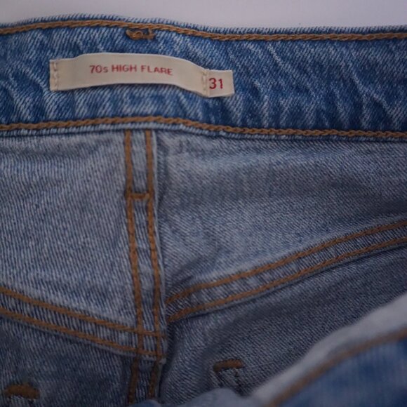 Levi's Light Blue Flare Jeans - Picture 11 of 16